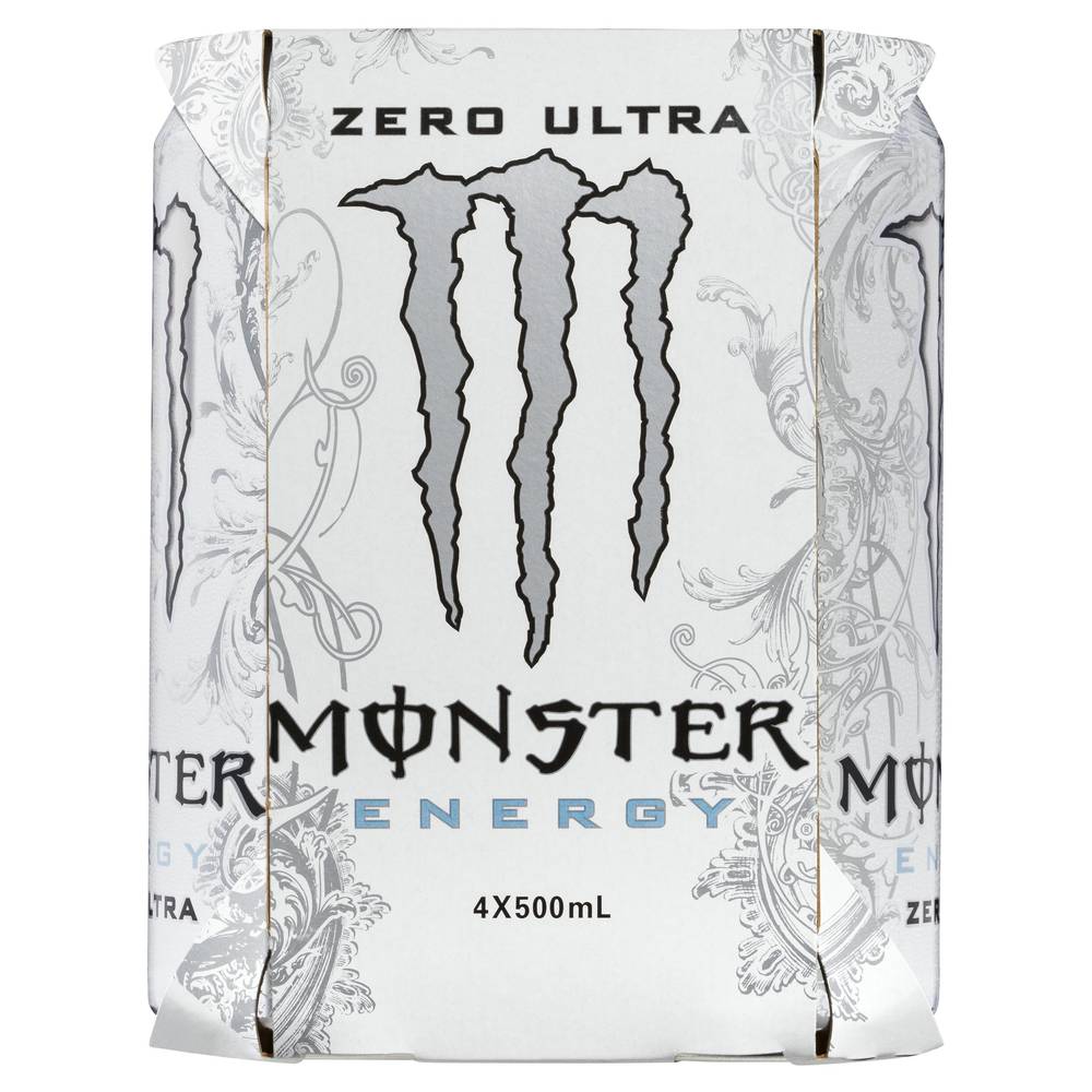 Monster Energy Zero Ultra Drink (4 x 500mL)