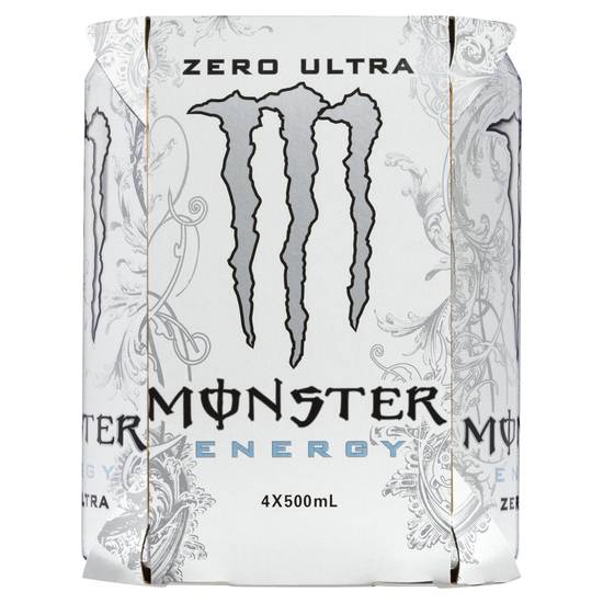 Monster Energy Drink Zero Ultra (4 pack, 0.5 L)