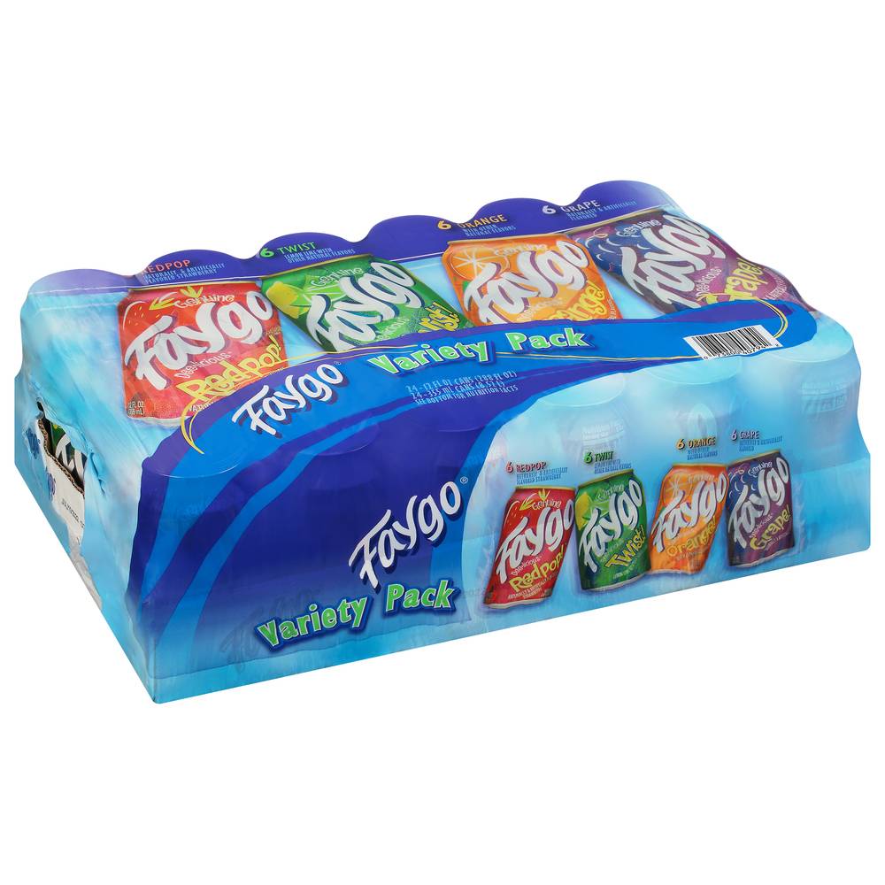 Faygo Soda Variety pack (24 x 12 fl oz)