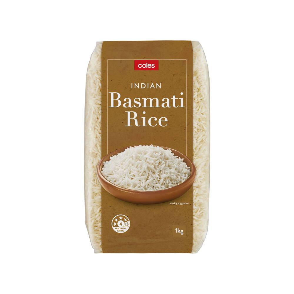 Coles Basmati Rice 1kg