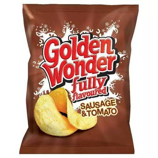 Golden Wonder Sausage and Tomato Crisps