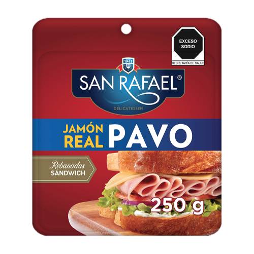 San Rafael · Jamón real de pavo (250 g)