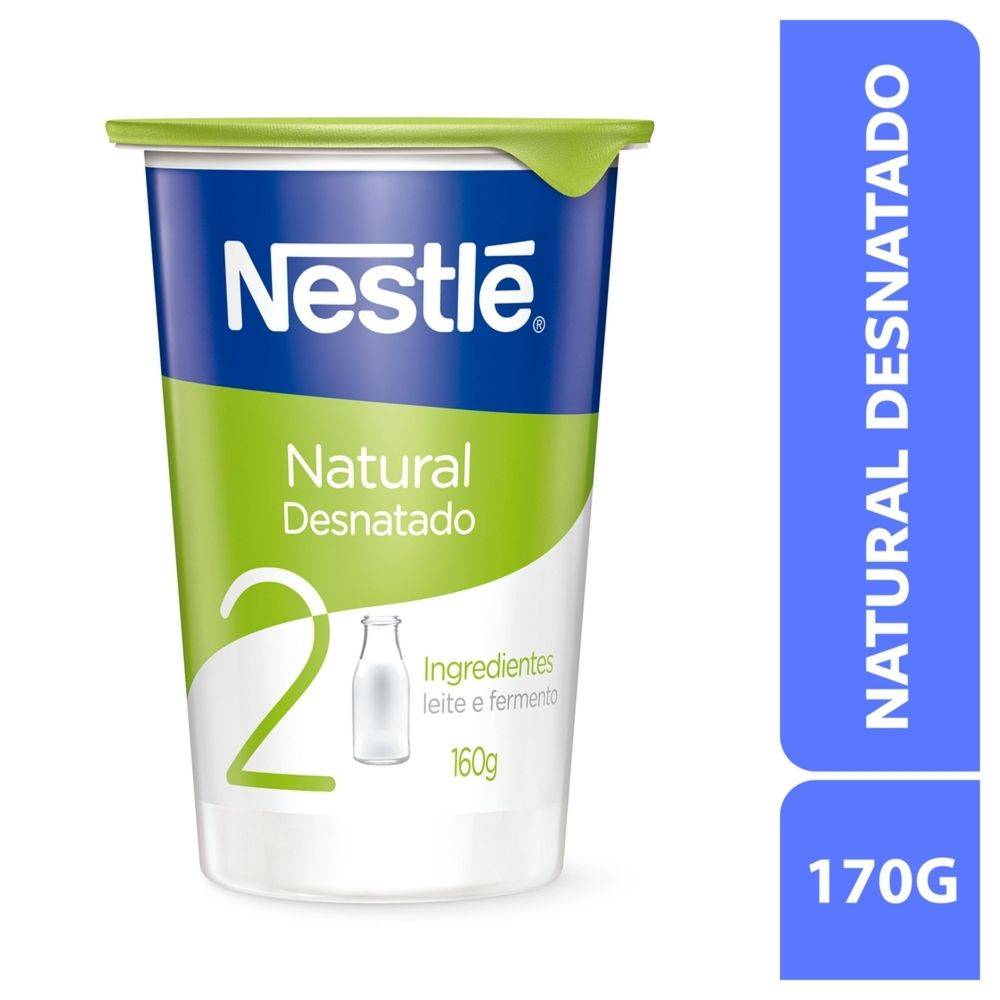 Nestlé iogurte natural desnatado (160 g)