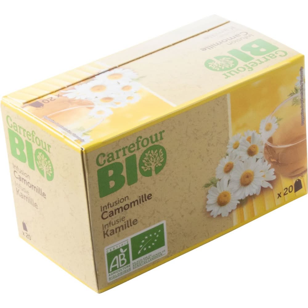 Carrefour Bio Infusion Camomille 20 Sachets Fraîcheur 30 g