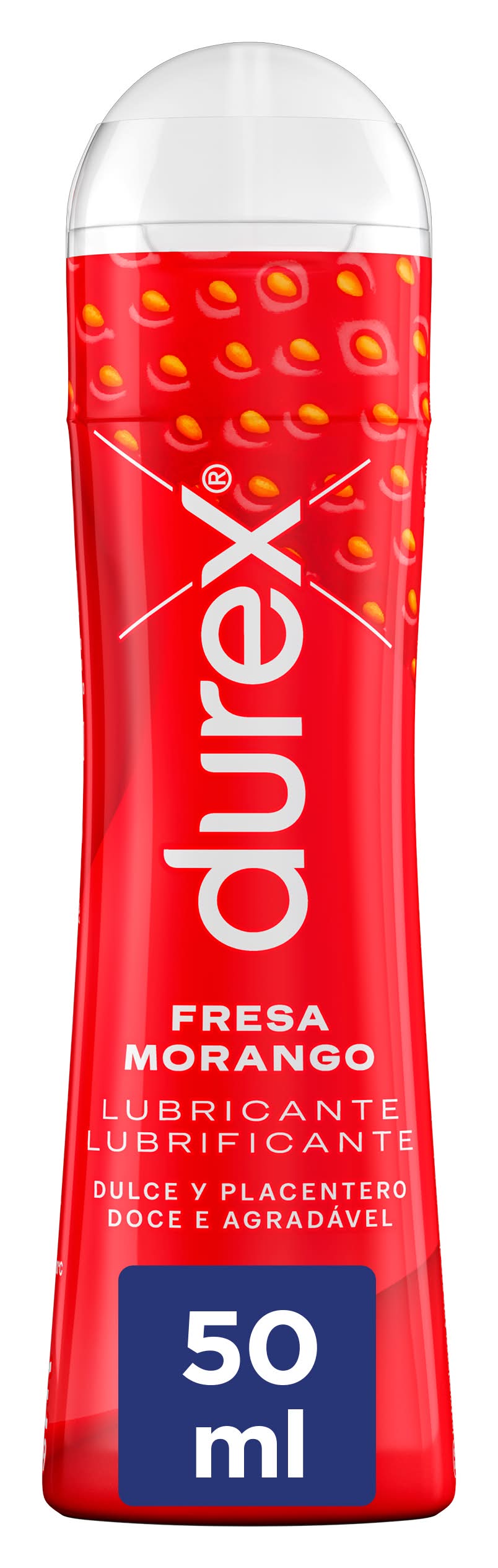 Lubricante fresa, dulce y placentero · Durex (50 ml)