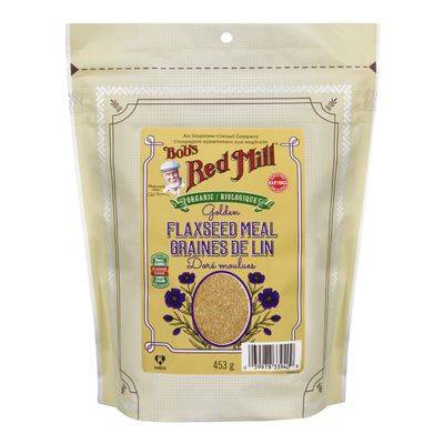 Bob's red mill graines de lin dorées moulues sans gluten biologiques (453 g) - golden flaxseed meal (453 g)