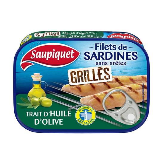 Filet de sardines grillés Saupiquet 70g