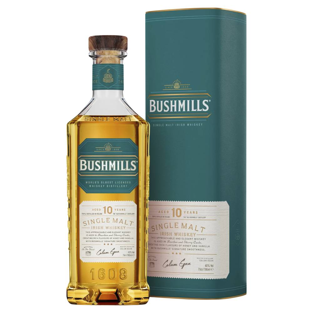 Bushmills 10YO Irish Malt Whiskey 700ml