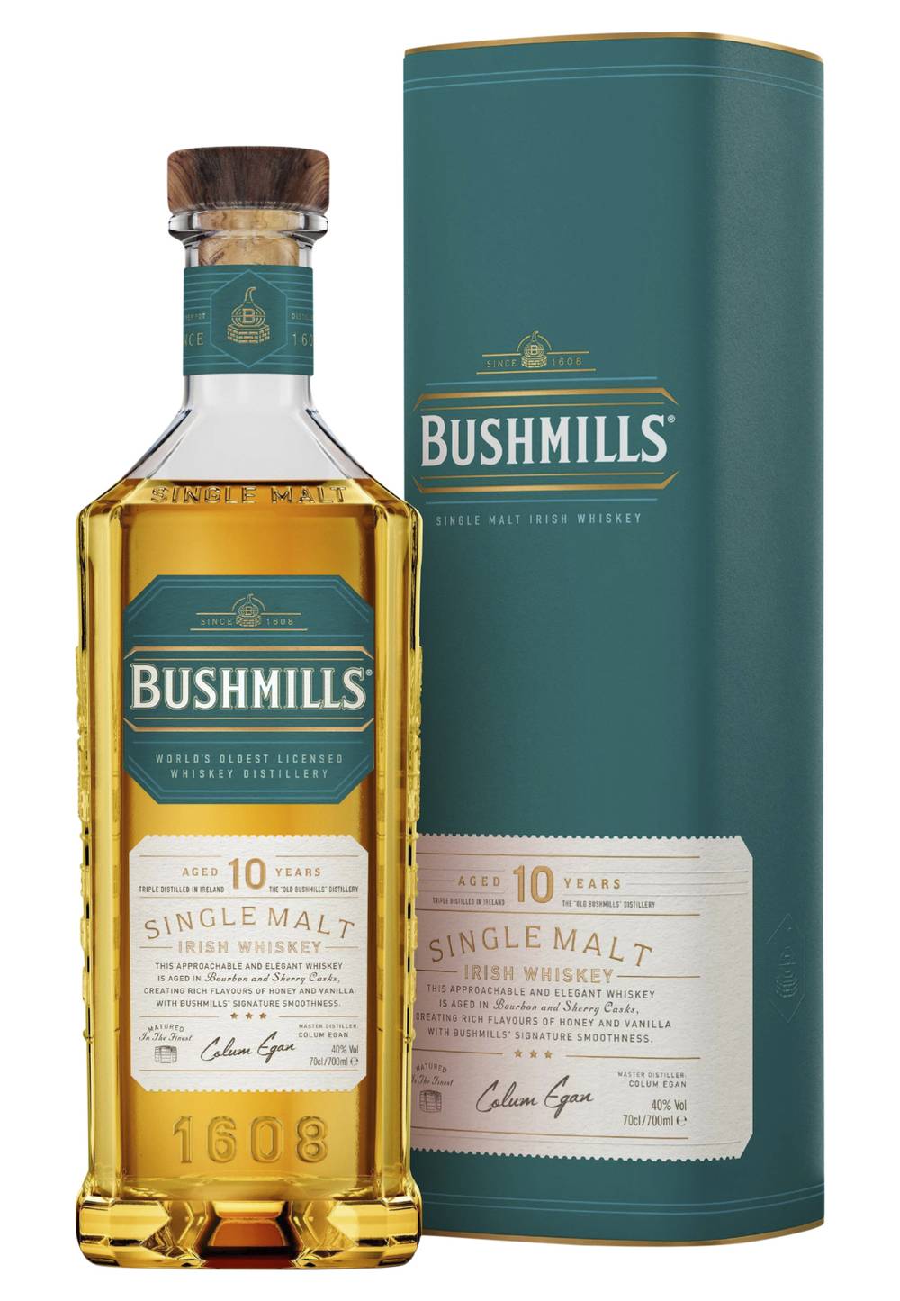 Bushmills 10YO Irish Malt Whiskey 700ml