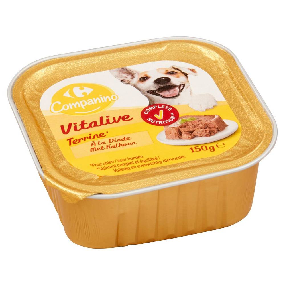 Carrefour Companino Vitalive Terrine à la Dinde 150 g