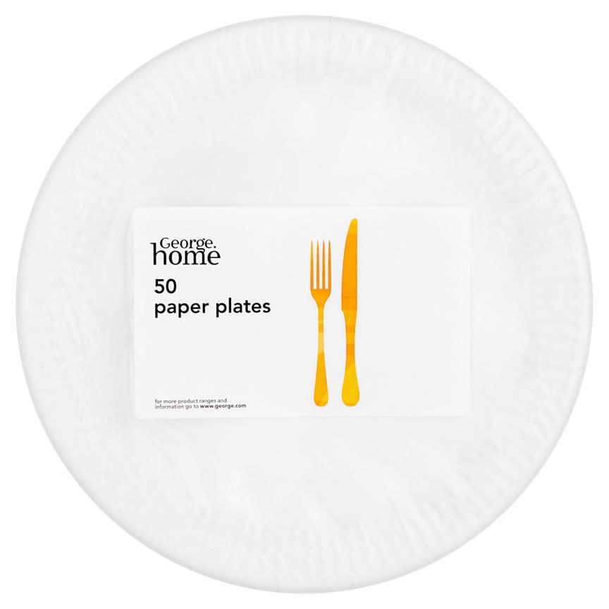 George White, Home Value Paper Plates (30 pack)