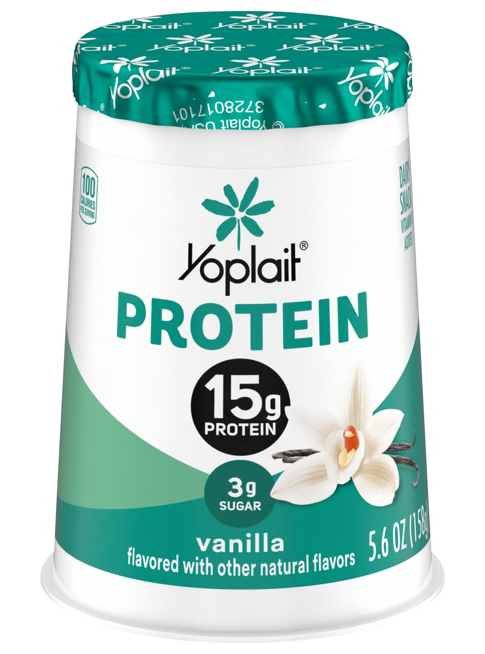 Yoplait Protein Yogurt Cultured Dairy Snack Cup, Vanilla (5.6 oz)