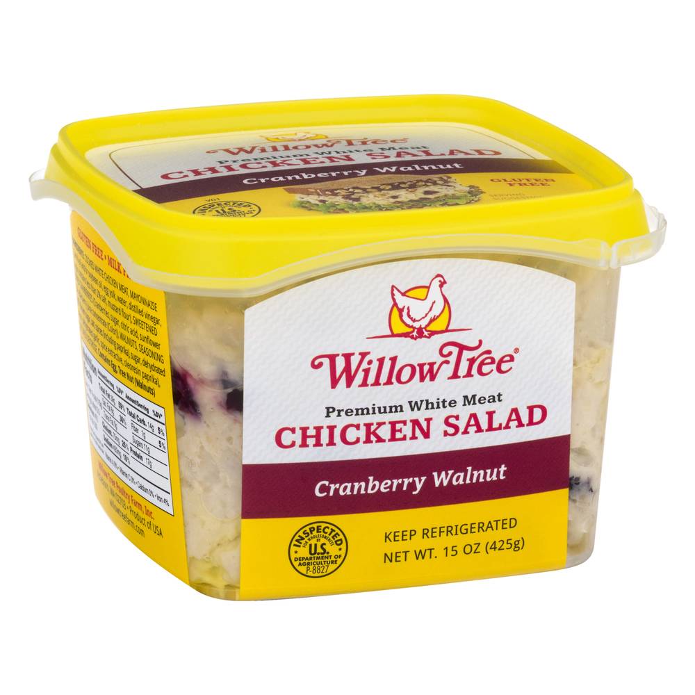 Willow Tree Premium White Meat Cranberry Walnut Chicken Salad (15 oz)