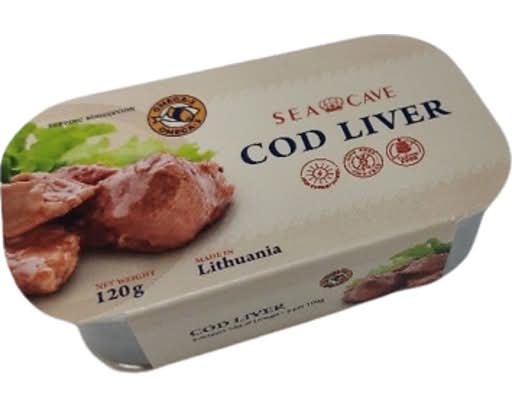 Sea Cave Cod Liver in Fish Oil (121g)
