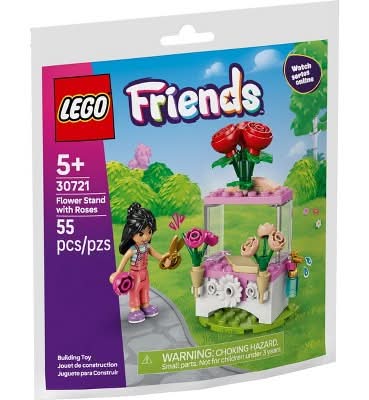 LEGO Friends Flower Stand With Roses Building Toys Set 5+ Years 30721  Delivery Near Me | Order Online | Uber Eats