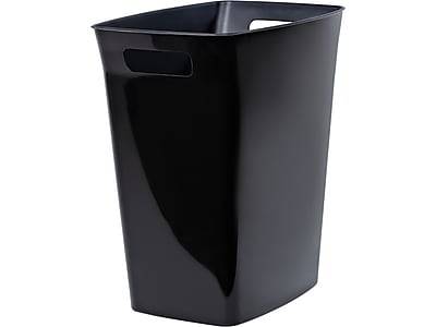 Hefty Polypropylene Trash Can With No Lid (6 gal./black)
