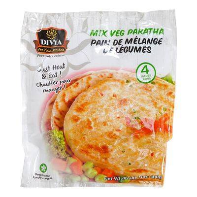 Divya Frozen Mixed Vegetable Paratha (400 g)