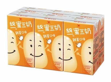 統一蜜豆奶(雞蛋)-6入 <250ml毫升 x 1 x 6Bottle瓶>