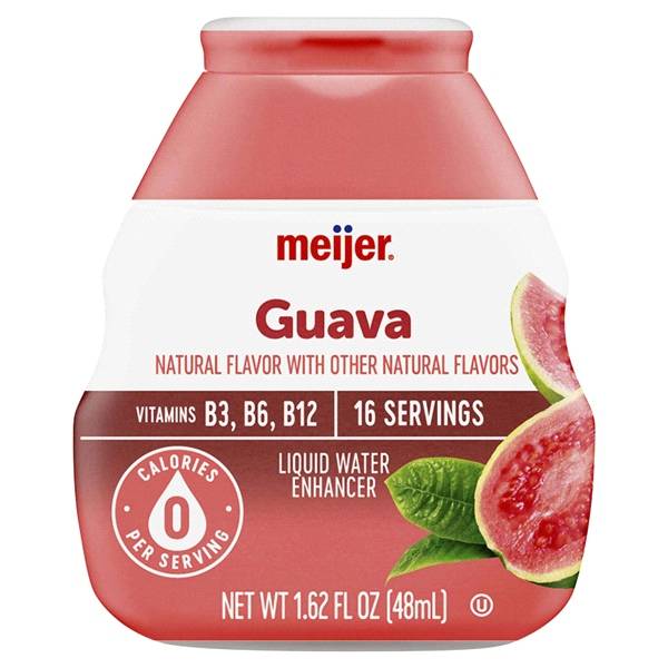 Meijer Liquid Water Enhancer, Guava (1.62 fl oz)