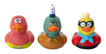 SpongeBob SquarePants™ Character Ducks 3-Pack Set Patrick/Squidward/Barnacle Boy