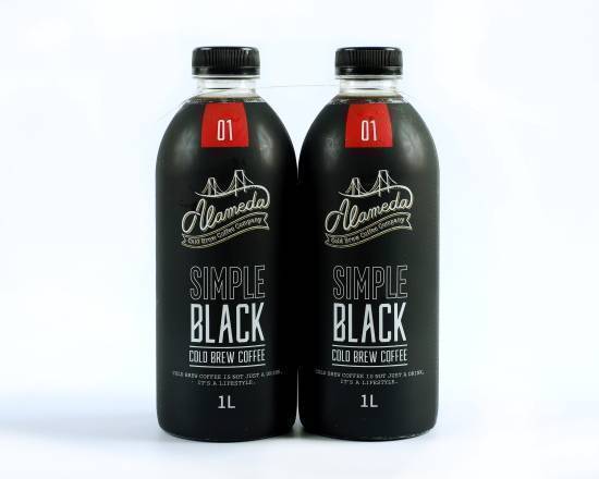 アラメダシンプルなブラックの水出しコーヒー (2 個, 2 l)