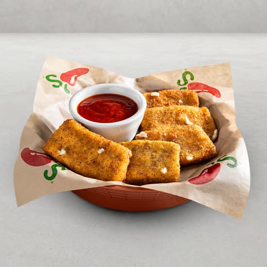 5 Fried Mozzarellas