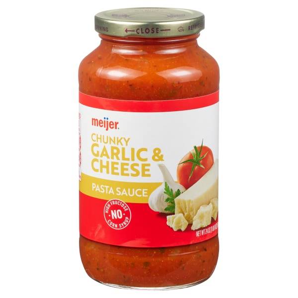 Meijer Chunky Garlic and Cheese Pasta Sauce (1.5 lbs)