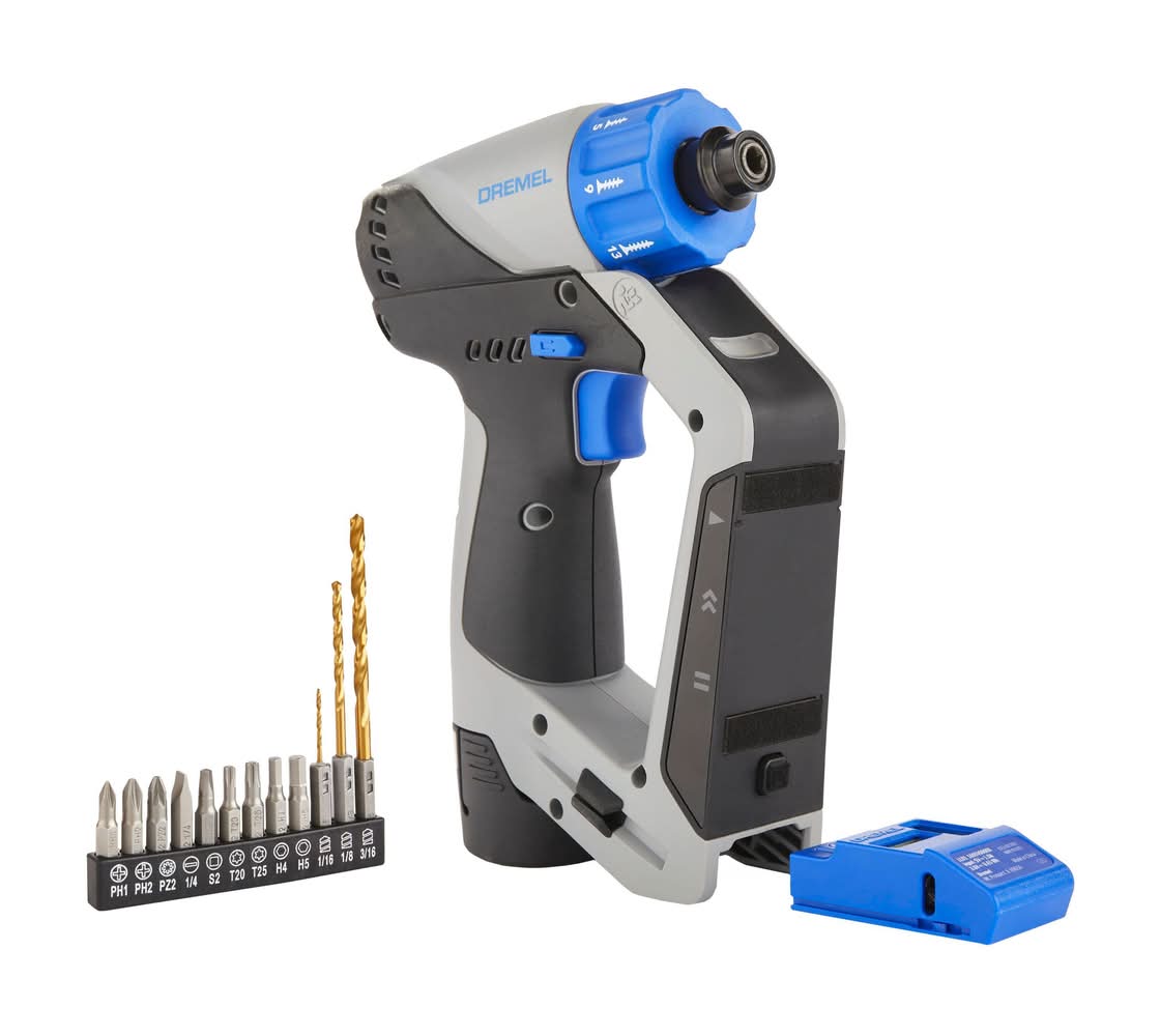 Dremel Blueprint 12-volt 1/4-in Keyless Brushless Cordless Drill 1 -Batteries Included, and Charger Included