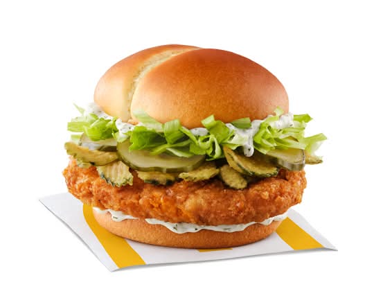 Triple Pickle McCrispy [570.0 Cals]