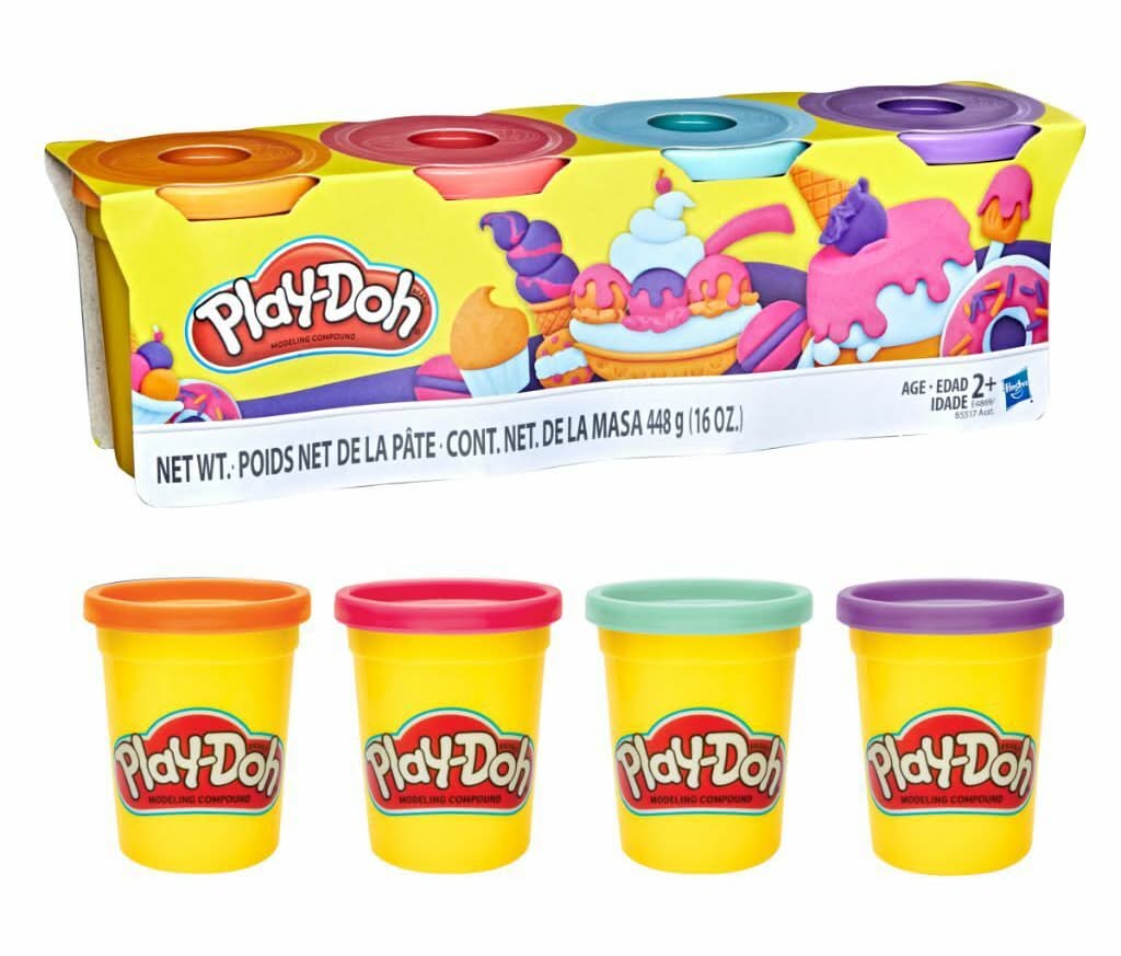 Play-Doh · Masa modeladora, surtido (4 un)