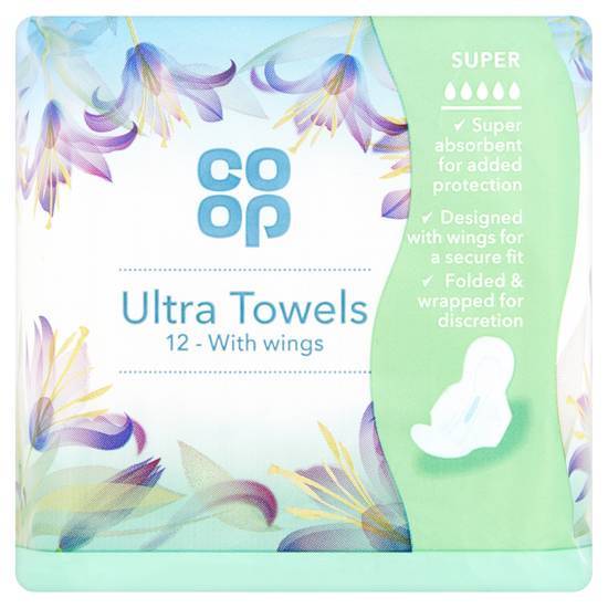 Co Op Super Towels Wings  12 Pack