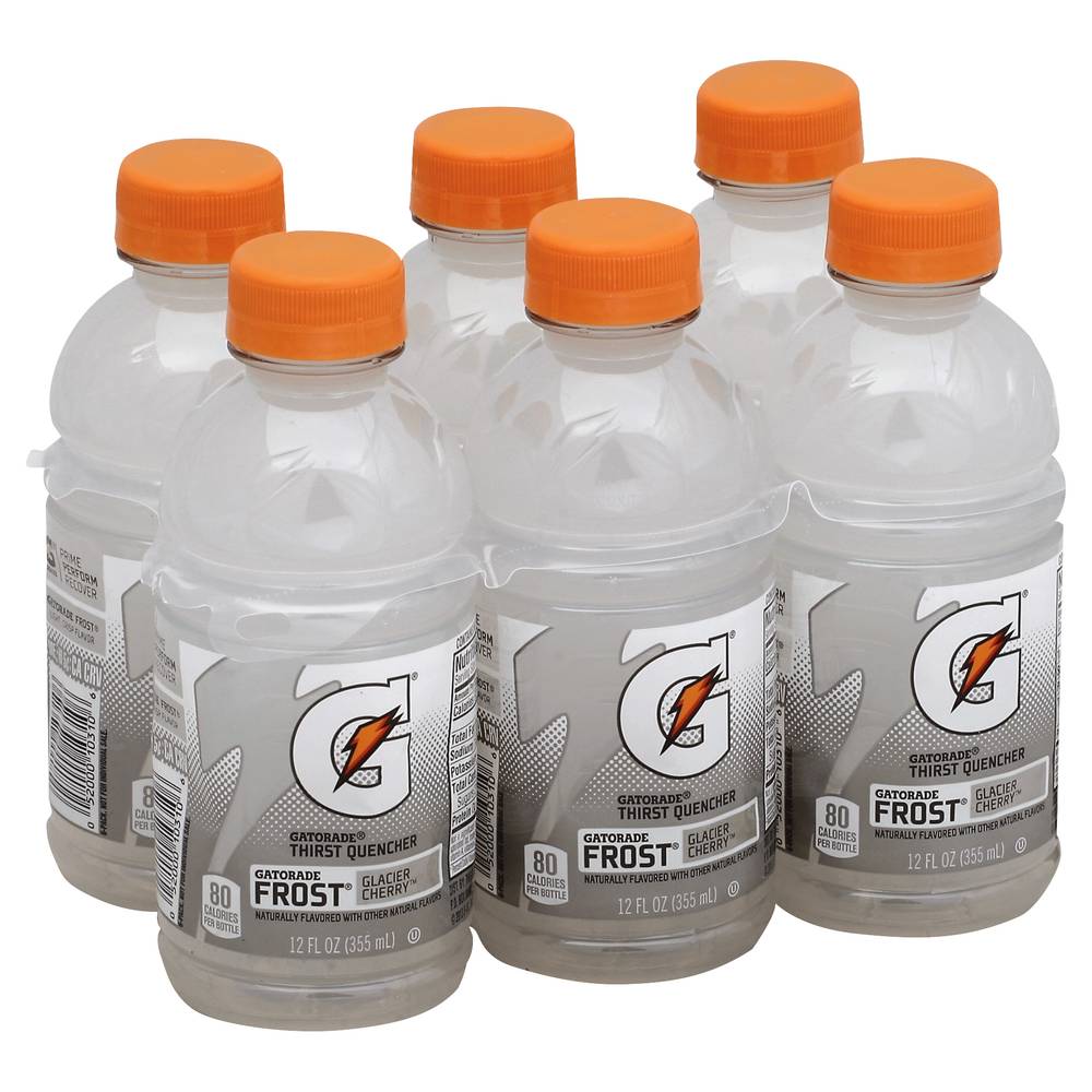 Gatorade Frost Crisp & Cool Thirst Quencher Sports Drink, Glacier Cherry (6 x 12 fl oz)