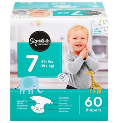 Signature Care Supreme Stage 7 Diapers (60 ct)
