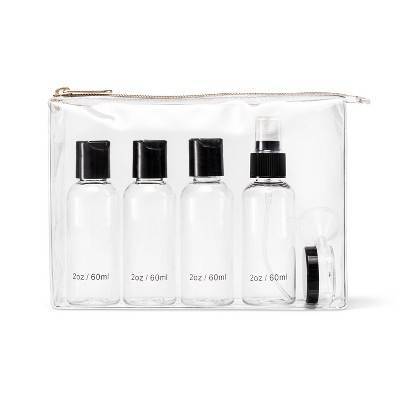 Sonia Kashuk Tsa Travel Makeup Bag Kit, Clear