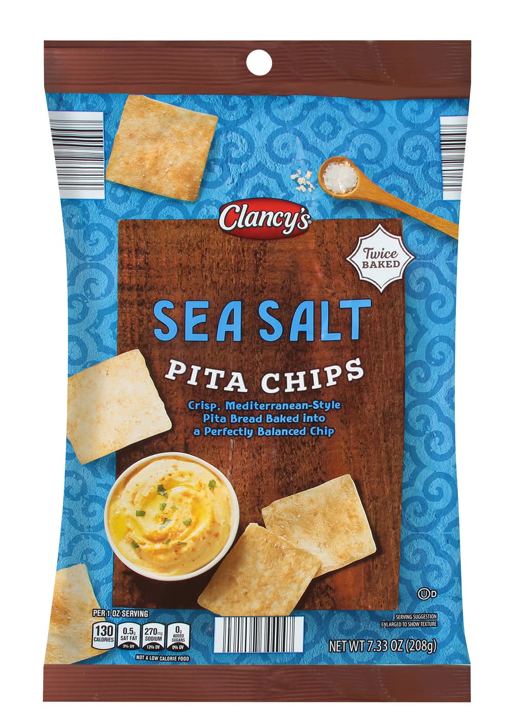 Clancy’s Pita Chips, Sea Salt (7.33 oz)