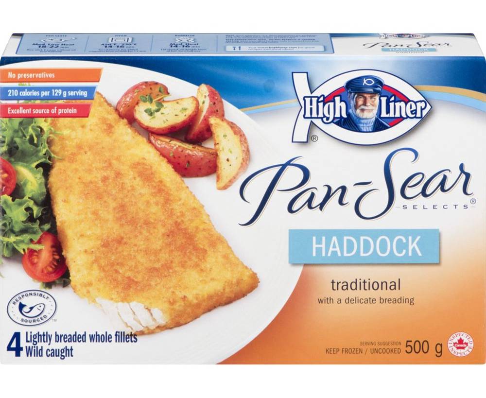 High Liner Pan Sear Selects Haddock, Traditional (540 g)