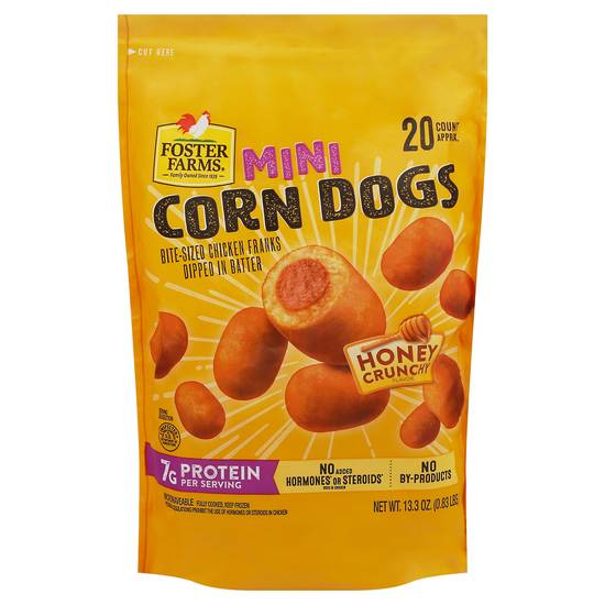 Foster Farms Mini Honey Crunchy Corn Dogs