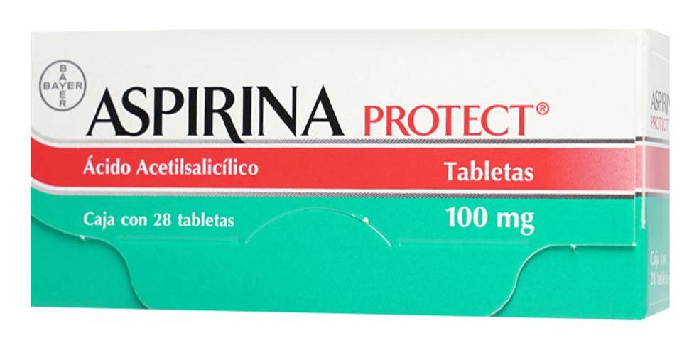 Bayer · Aspirina protect tabletas 100 mg (28 un)