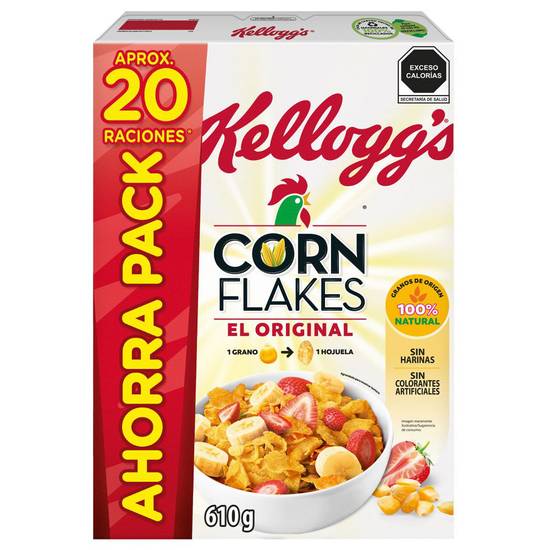 Kellogg's cereal corn flakes original (caja 610 g)