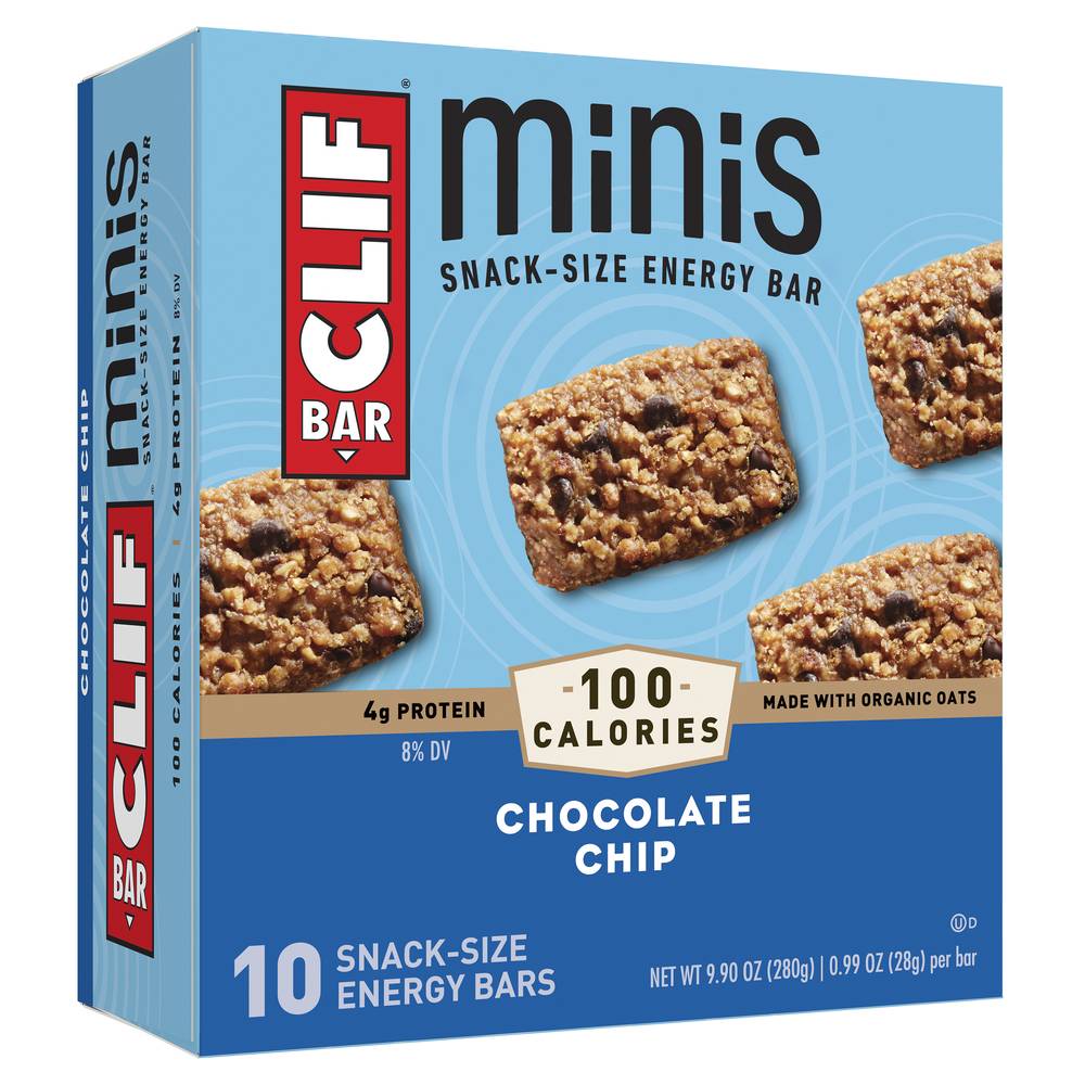 Clif Bar Chocolate Chip Energy Bars, 10 ct (9.9 oz, 10 ct)