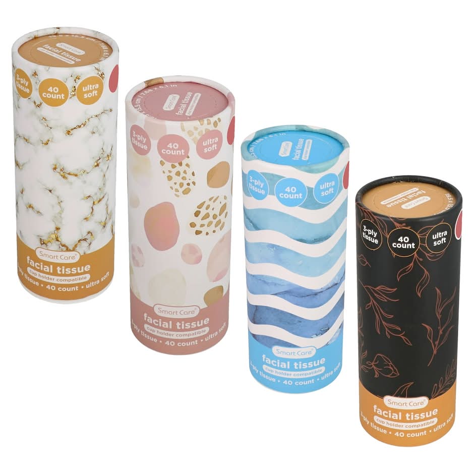 Smart Care Ultra Soft Facial Tissue (4 x 40 ct)