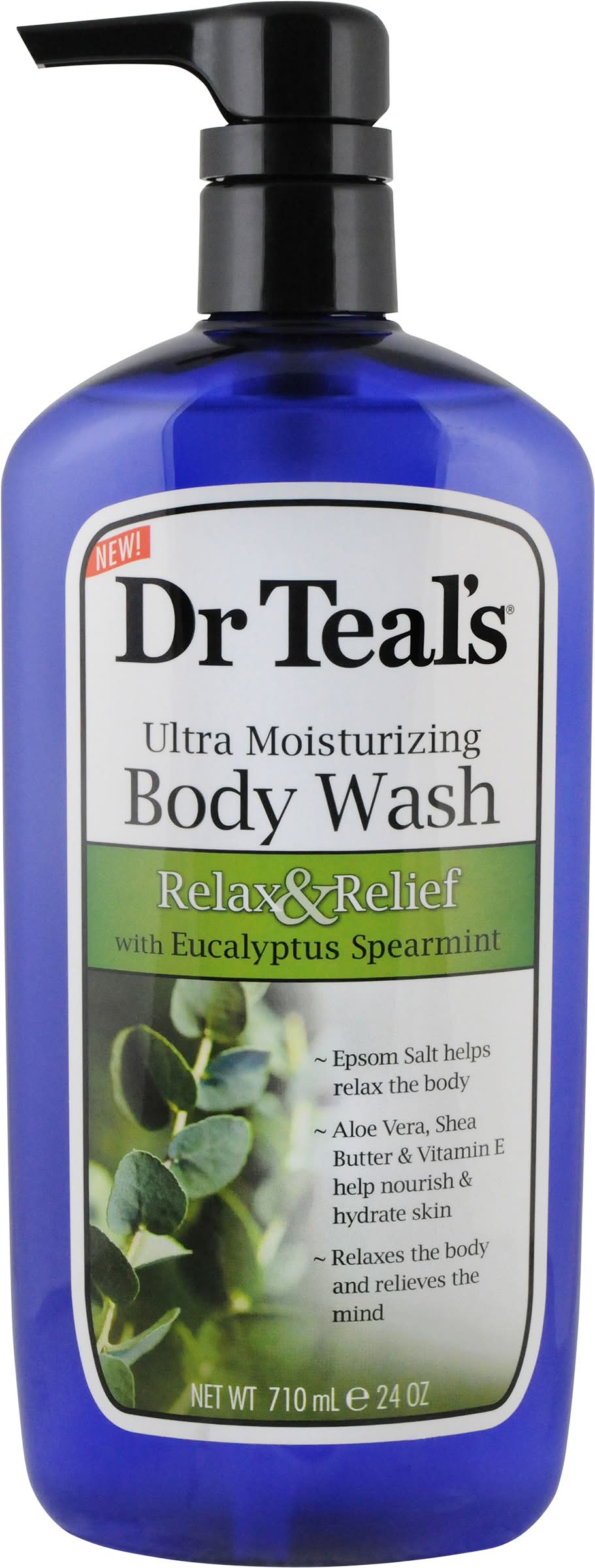 Dr Teal's Ultra Moisturizing Relax & Relief Eucalyptus Spearmint Body Wash (24 fl oz)