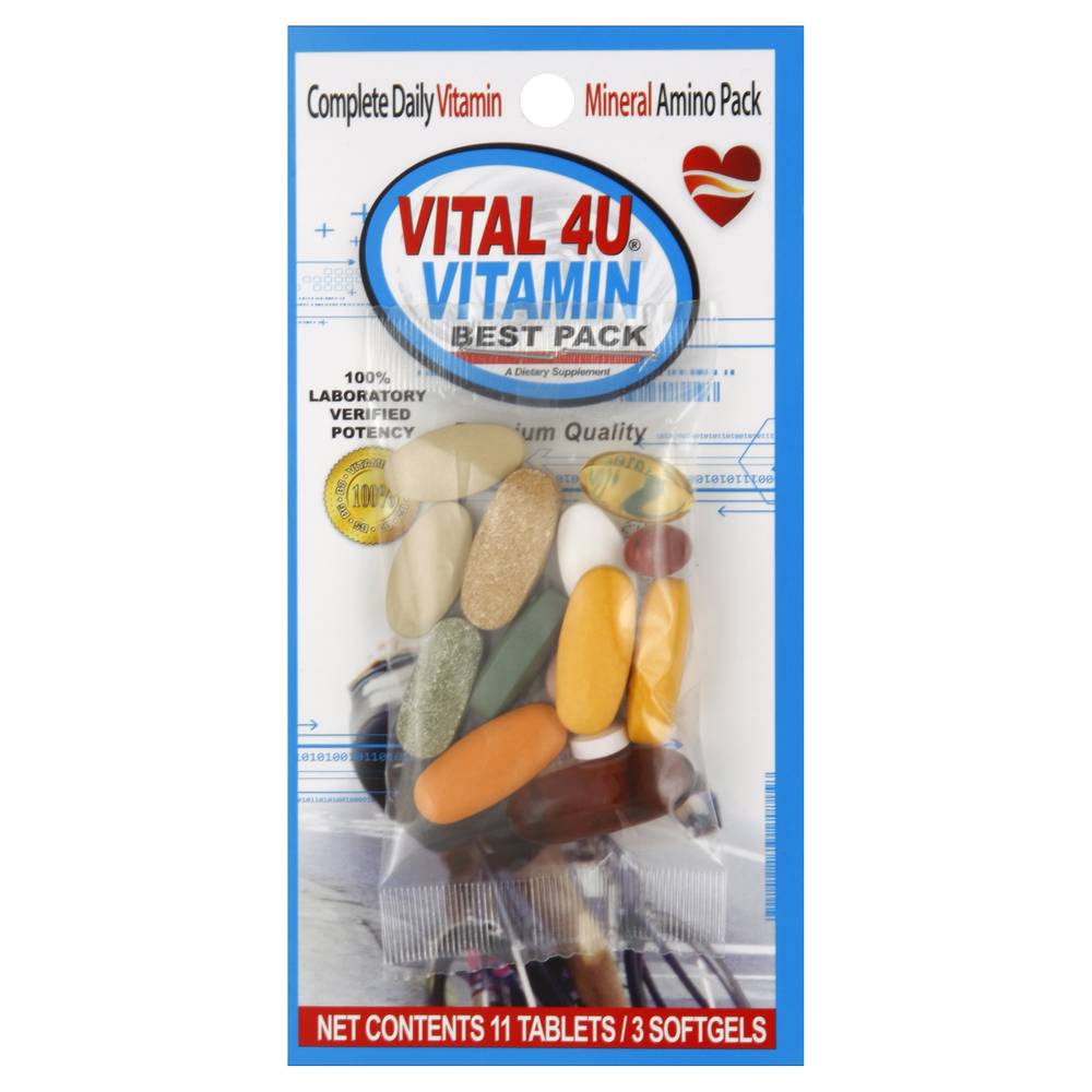 Vital 4u Daily Vitamin pack (1 pack)