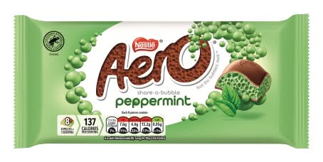 Aero Peppermint, Chocolate Sharing Bar (90g)