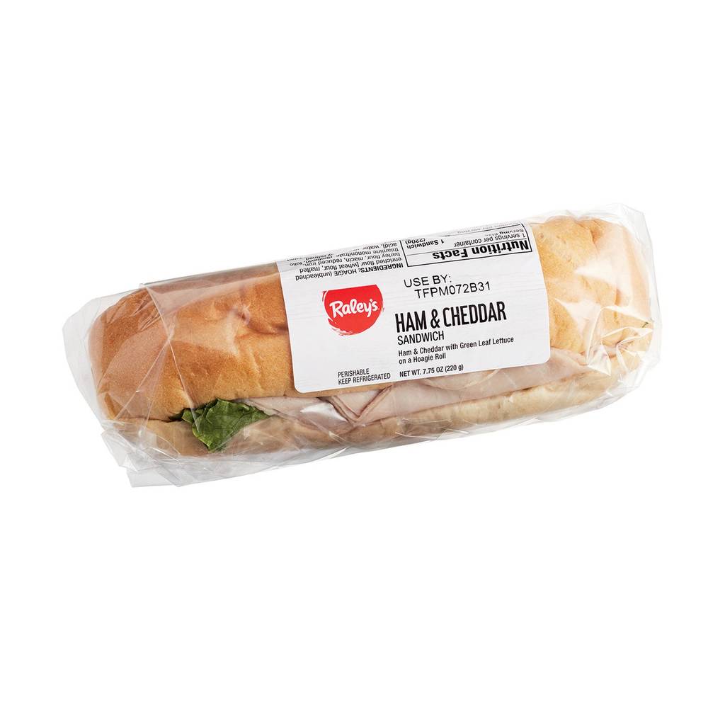 Raley'S Ready-To-Go Ham & Cheese Hoagie Sandwich 7.5 Oz