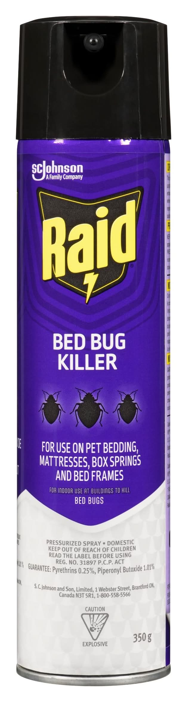 Raid Bed Bug Insect Killer Spray (350 g)