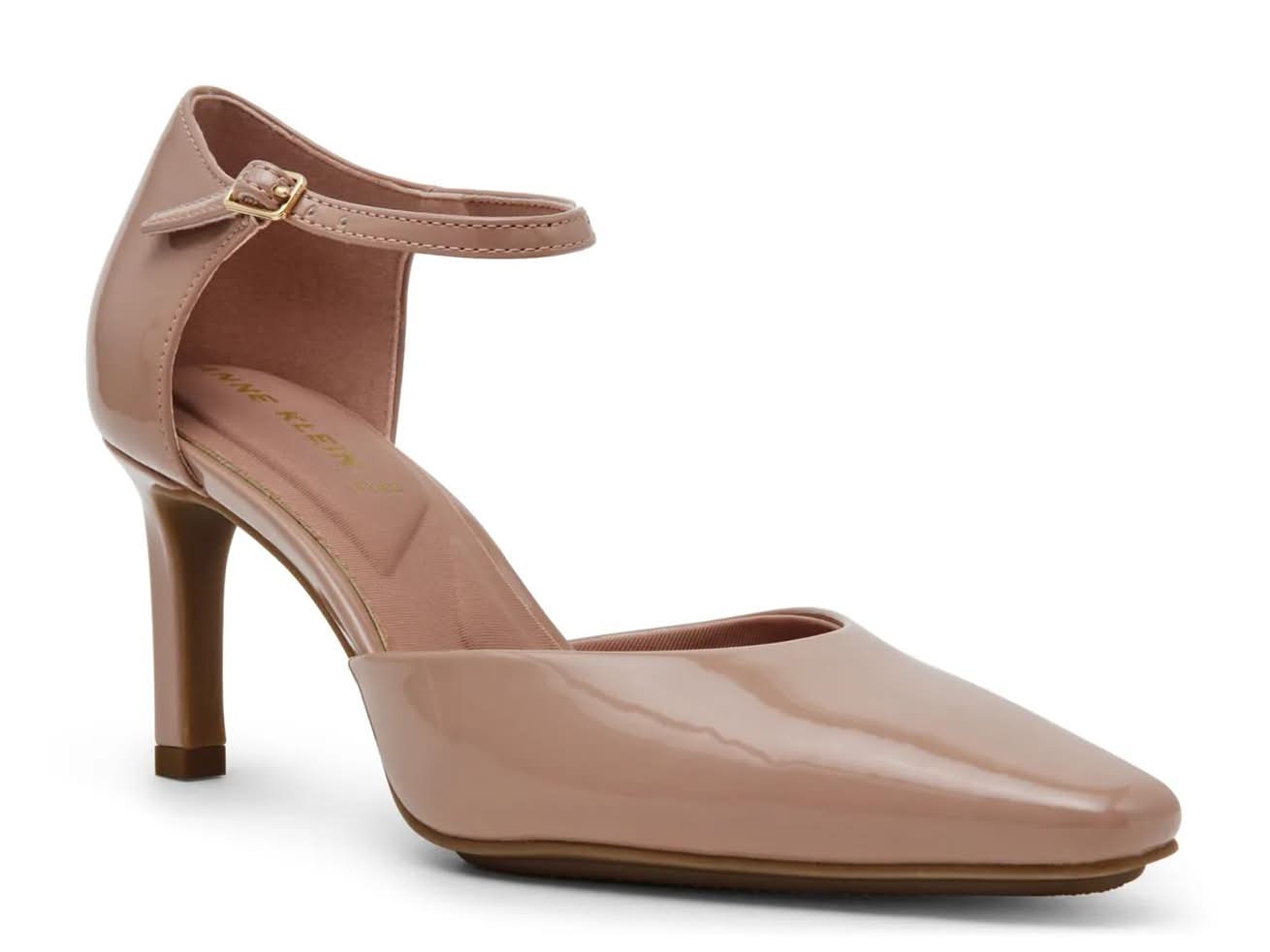 Anne Klein Robyn Pump (Beige Patent Medium - 7)