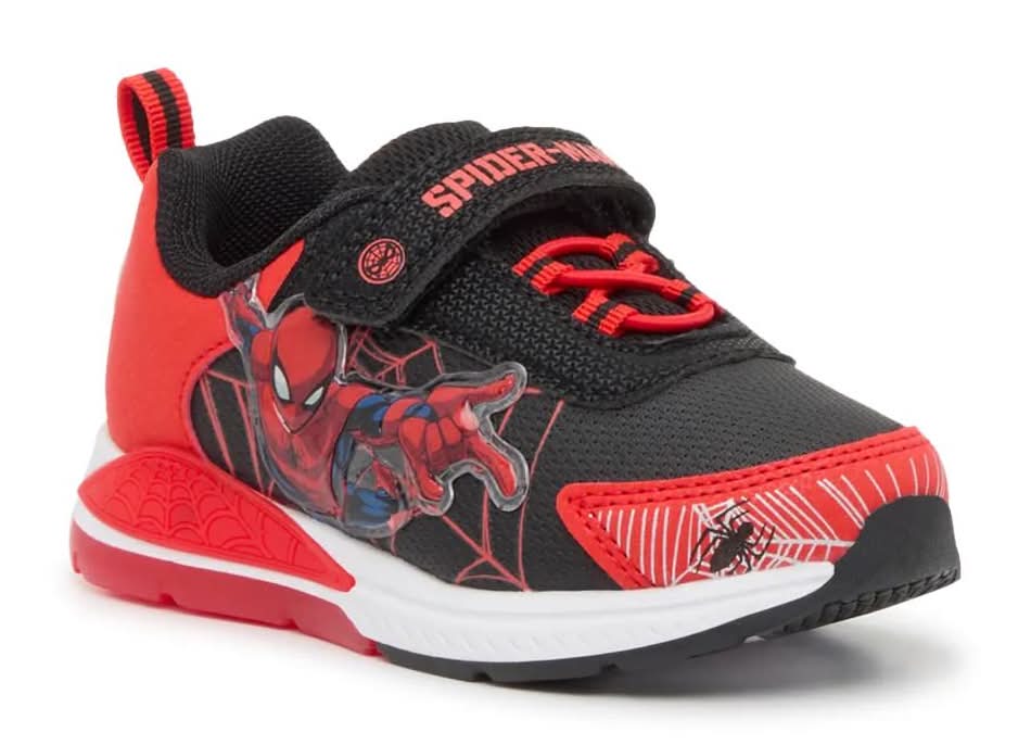 Marvel Spiderman Sneaker - Kids' (Black/Red Medium - 8 Toddler)