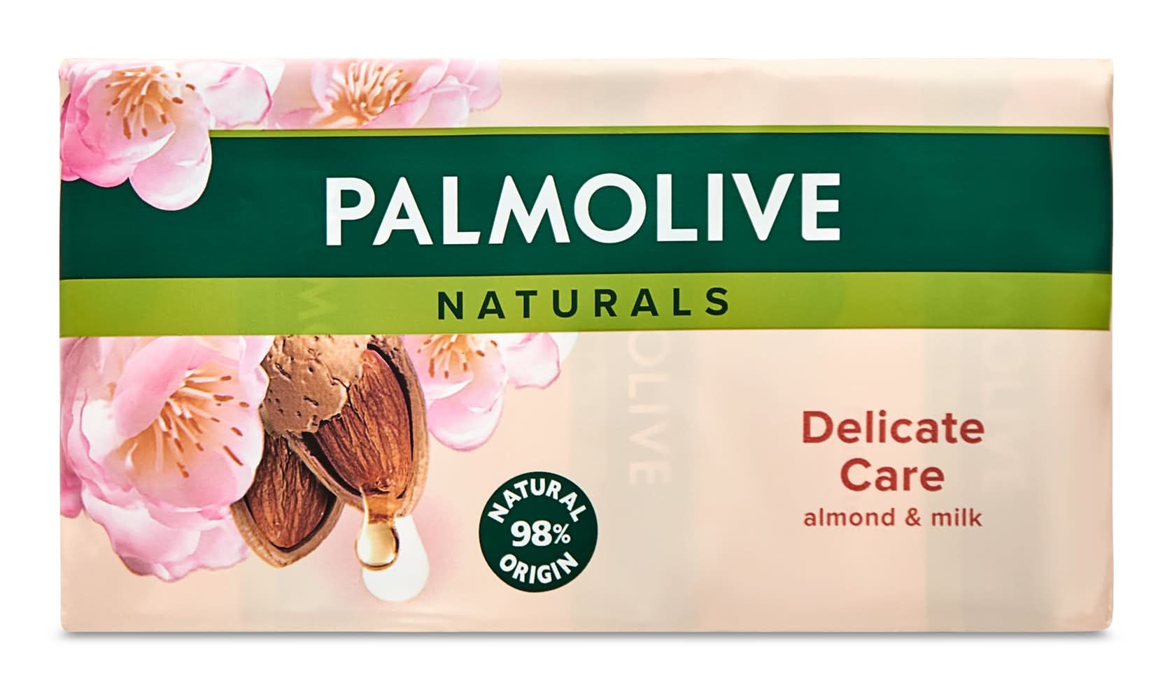 Jabón De Manos Almendra Y Leche Palmolive Pastilla 3 X 90 G