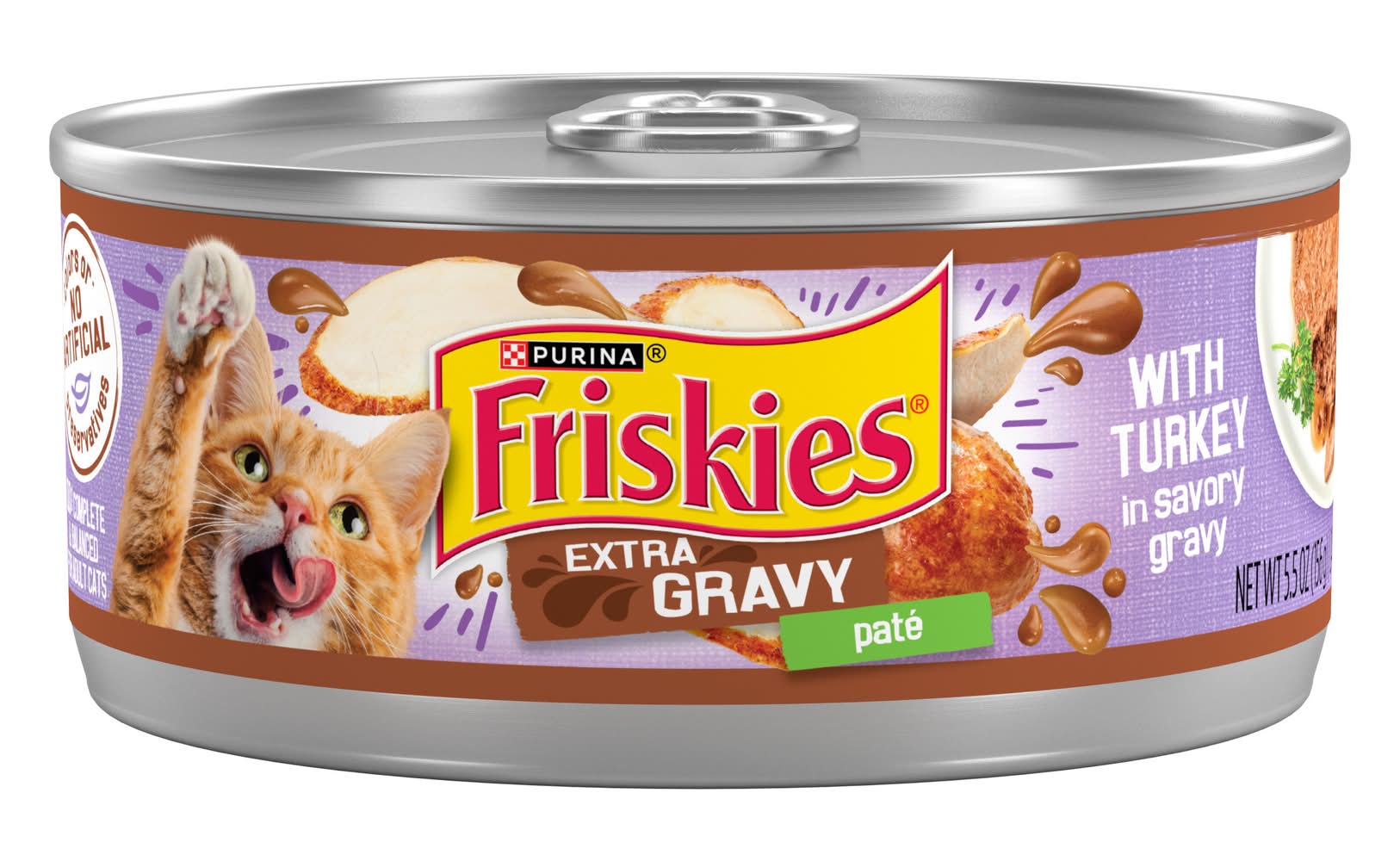 Purina Friskies Turkey Pate in Savory Gravy (5.5 oz)